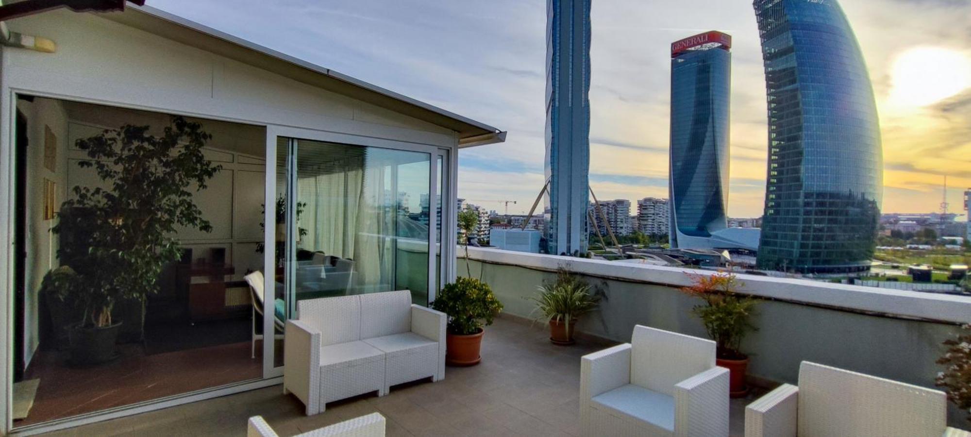 City Life Sky Apartment- Mico- Breathtaking Penthouse Милан Экстерьер фото
